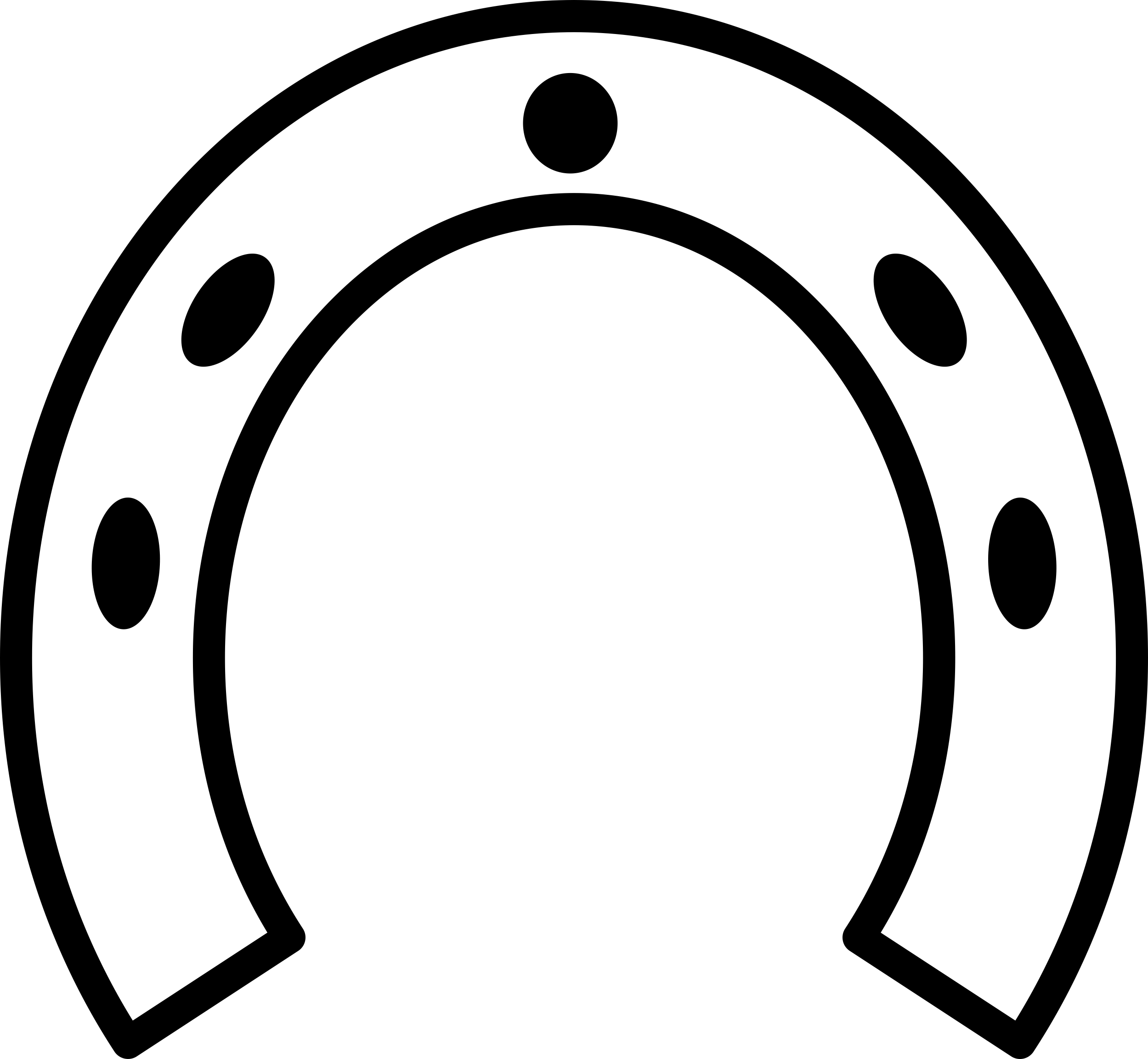 Horseshoe Outline Vinyl Svg File Free Vectors